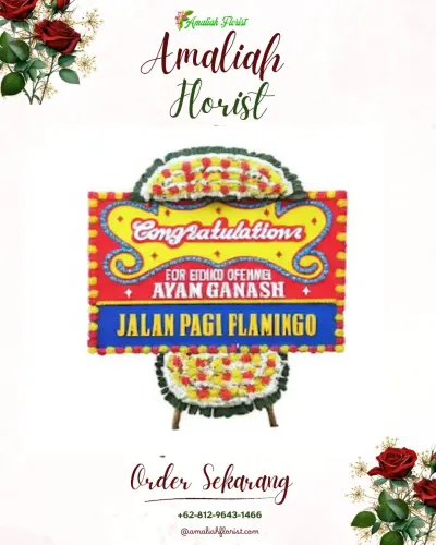 Bunga Papan Congratulation di Tamanagung